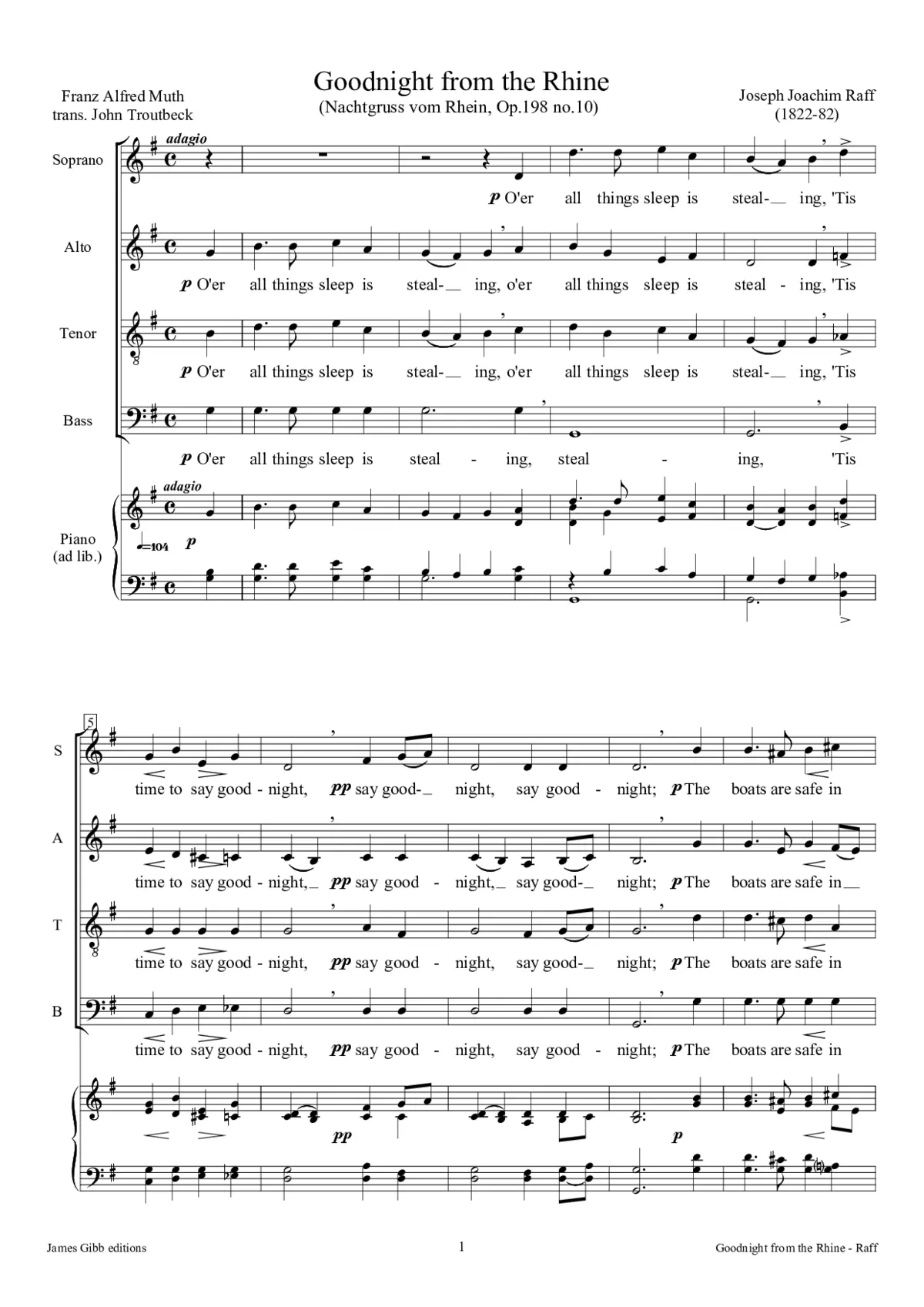 Goodnight from the Rhine - Page 1