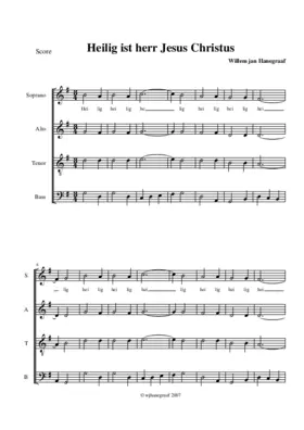 Heilig ist Herr Jesu Christ