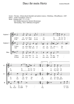 Dasz ihr mein Hertz besitzet