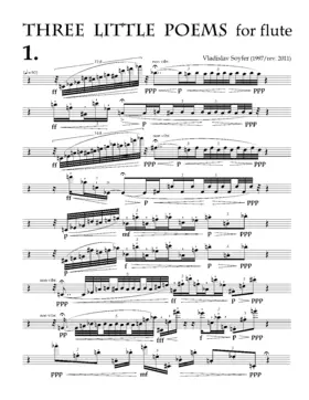 Three Little Poems for Flute