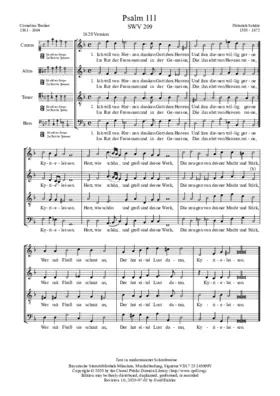 Ich will von Herzen danken Gott dem Herren, SWV 209