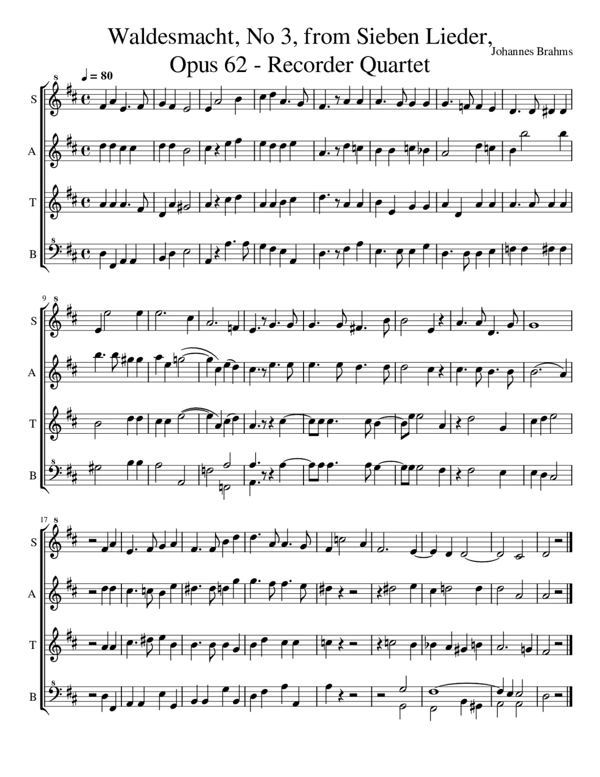 7 Lieder Op.62 - Page 1