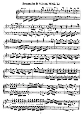 Keyboard Sonata in B minor