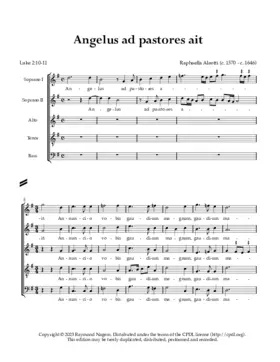 Angelus ad pastores ait