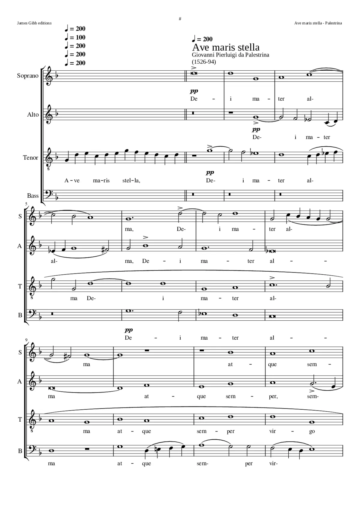 Ave maris stella - Page 1