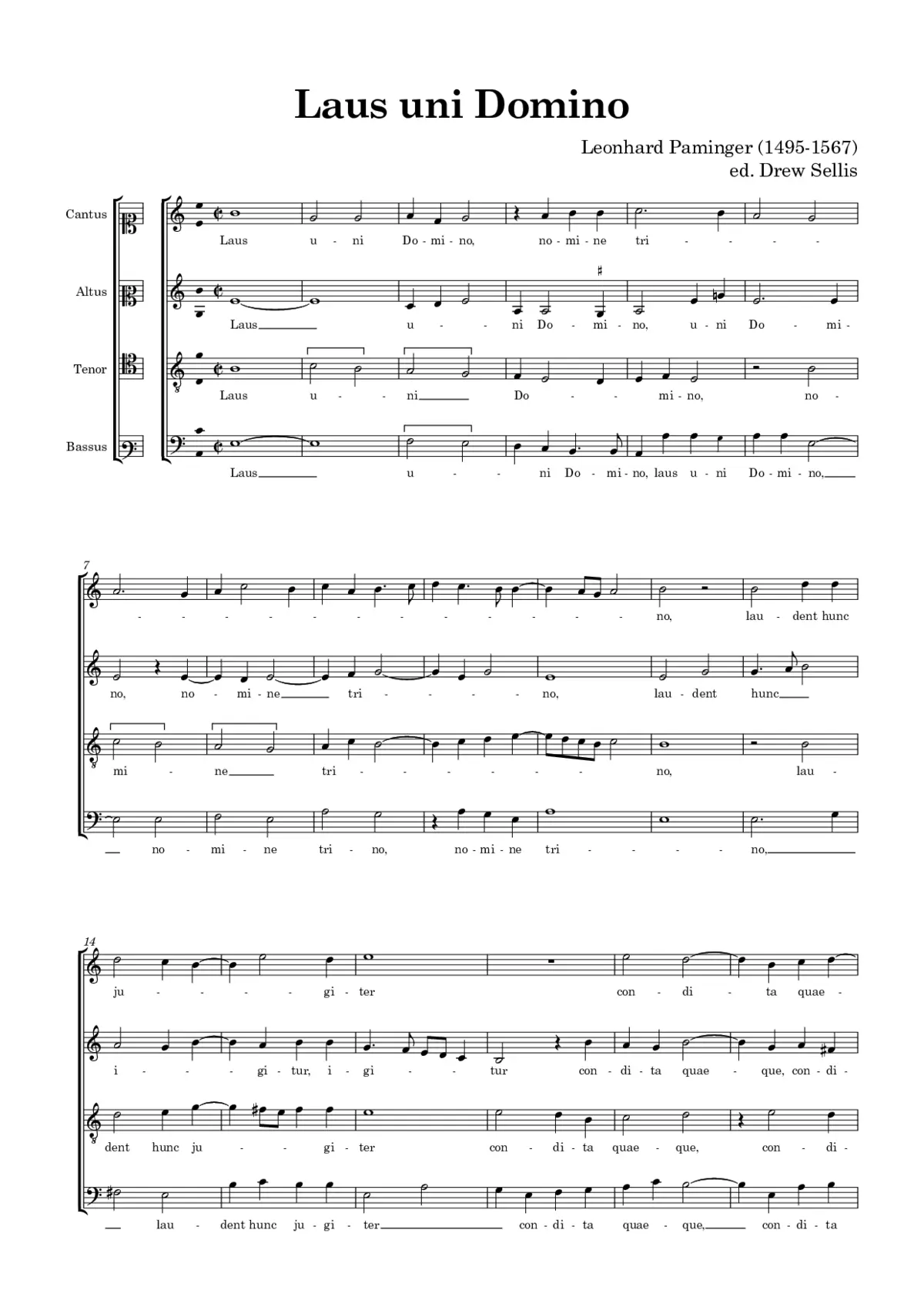 Laus uni Domino - Page 1