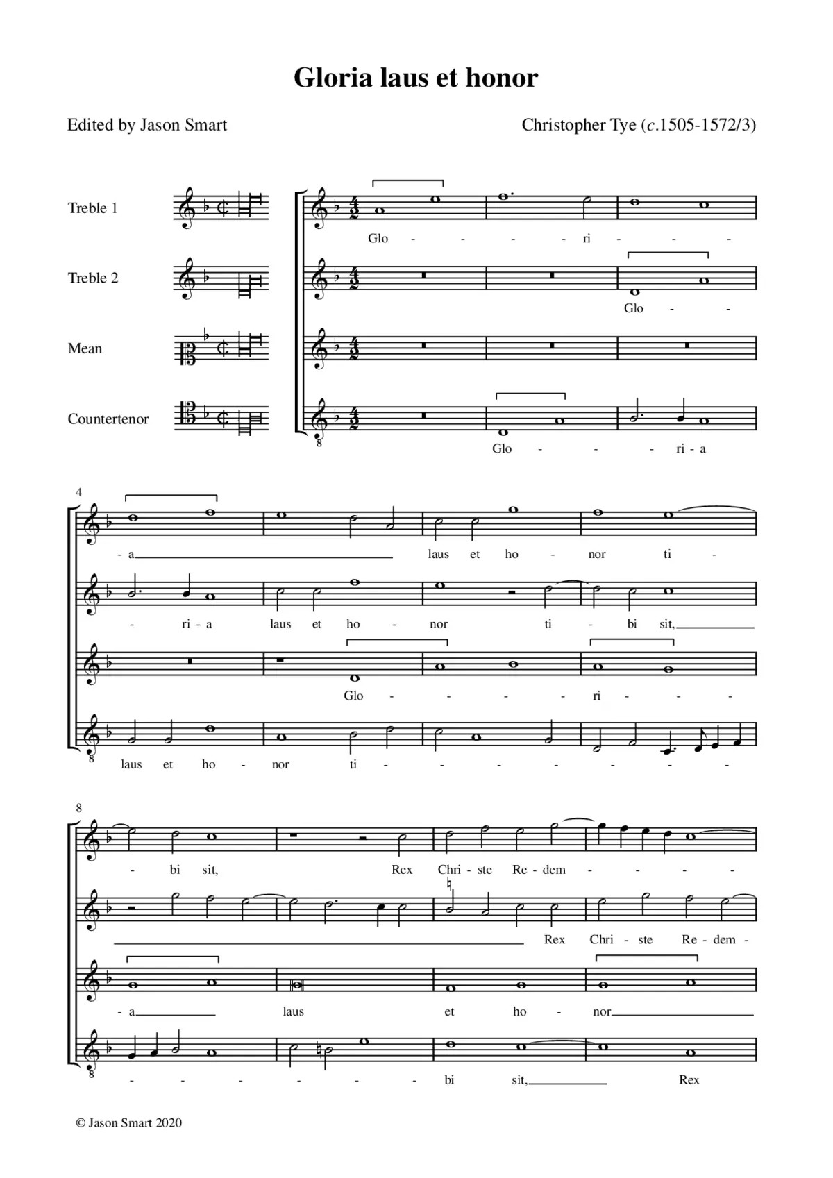 Gloria laus - Page 1