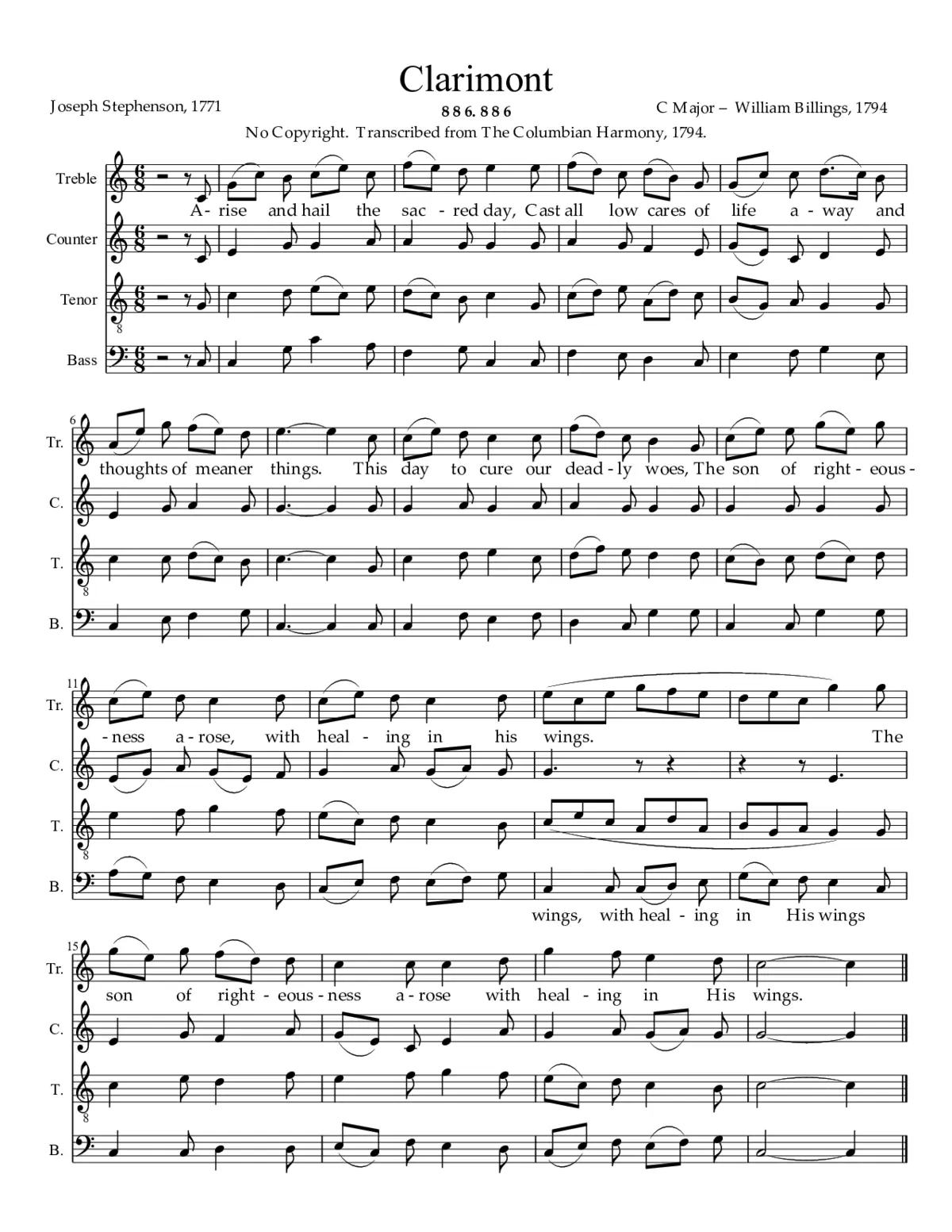 Clarimont - Page 1