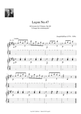 60 Lessons for 2 Guitars Op.168