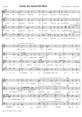 Lord, we beseech thee