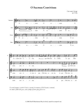 O sacrum convivium