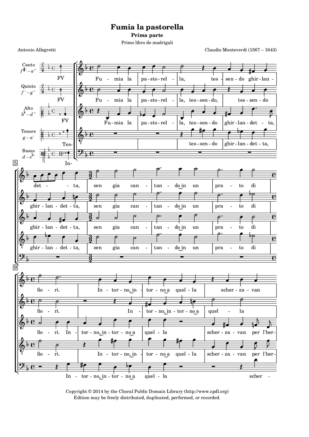 Fumia la pastorella - Page 1