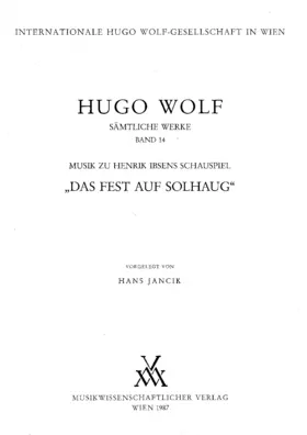Musik zu Ibsens Schauspiel 'Das Fest auf Solhaug'
