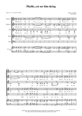 Phyllis, yet see him dying