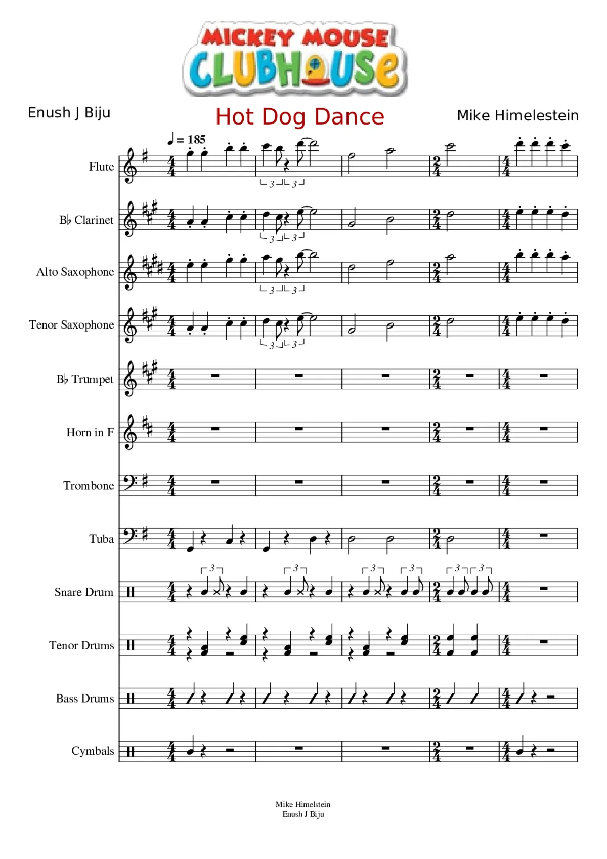 The Hot Dog Song - Page 1