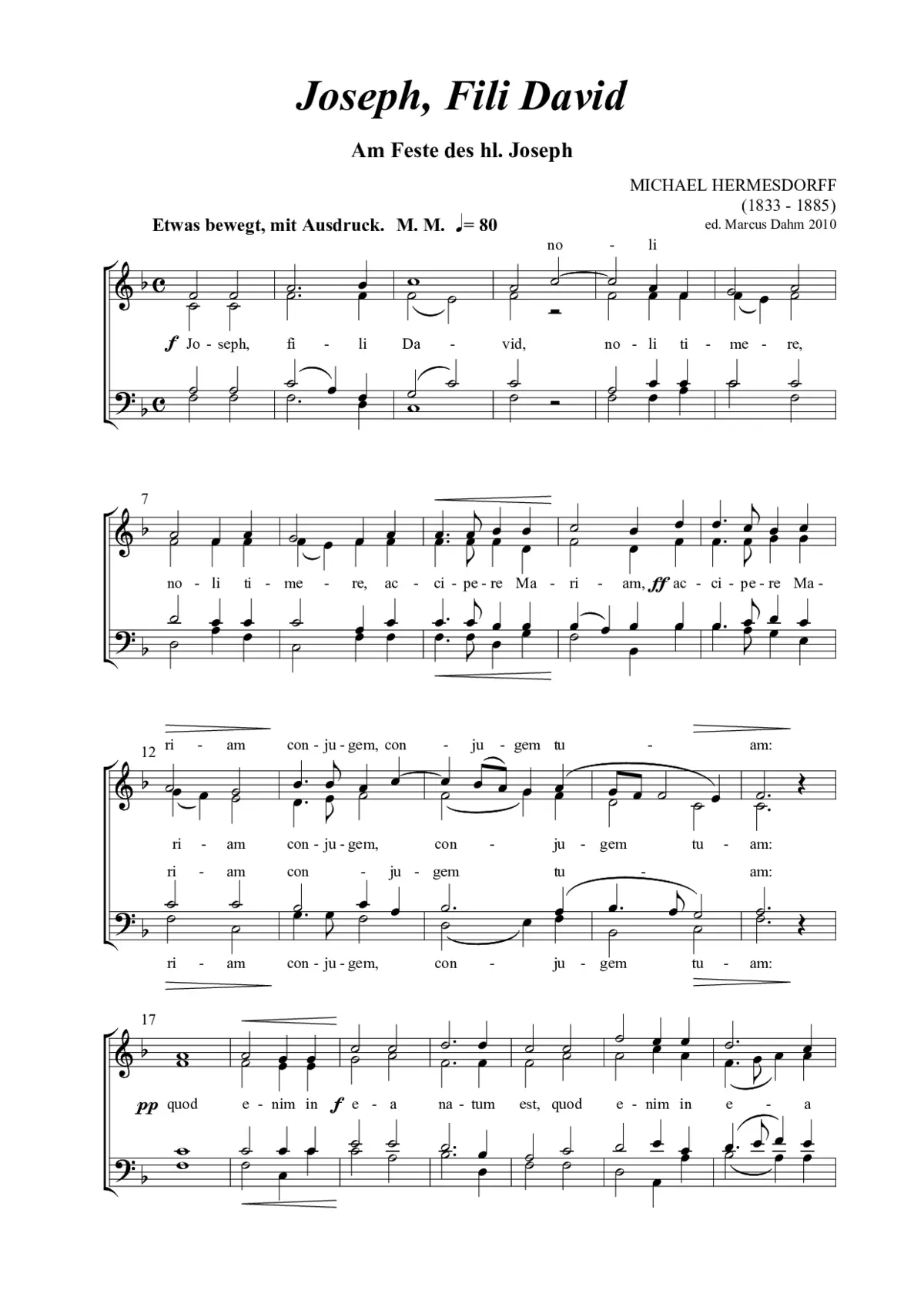 Joseph, Fili David - Page 1