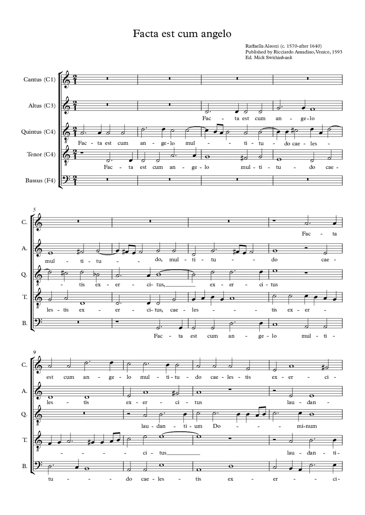 Facta est cum angelo - Page 1