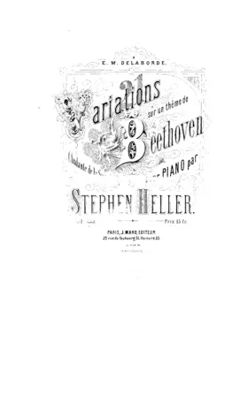 Variations on a theme by Beethoven