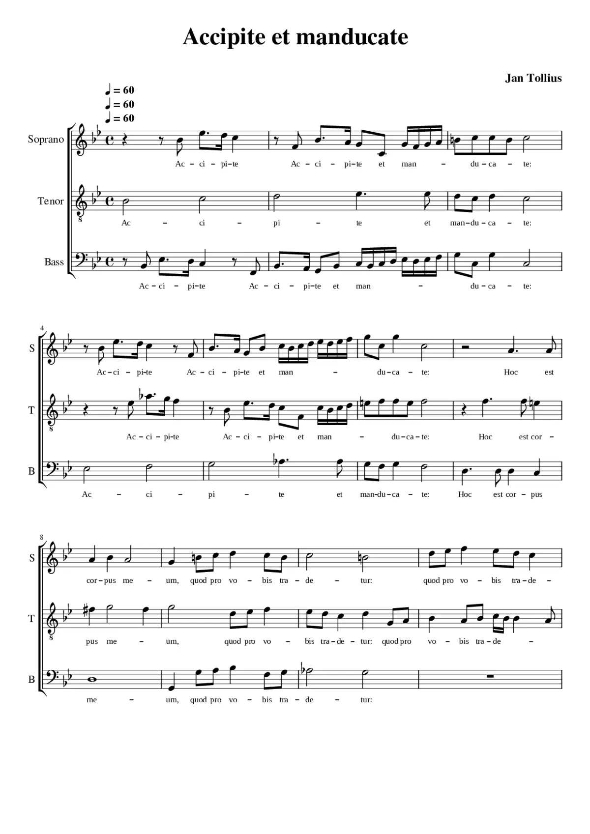 Accipite et manducate - Page 1