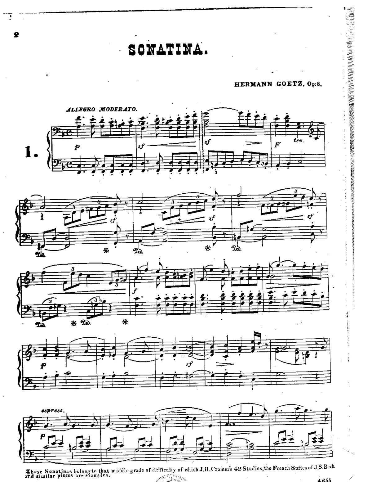 2 Sonatinas, Op.8 - Page 1