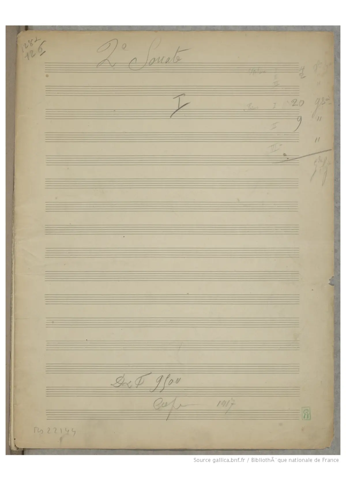 Violin Sonata No.2 - Page 1