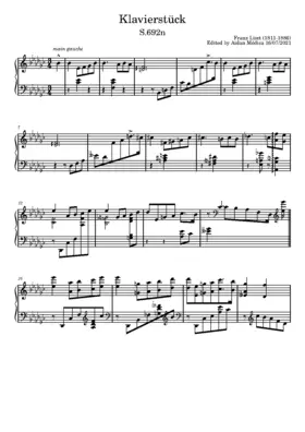 Klavierstück in Es-moll