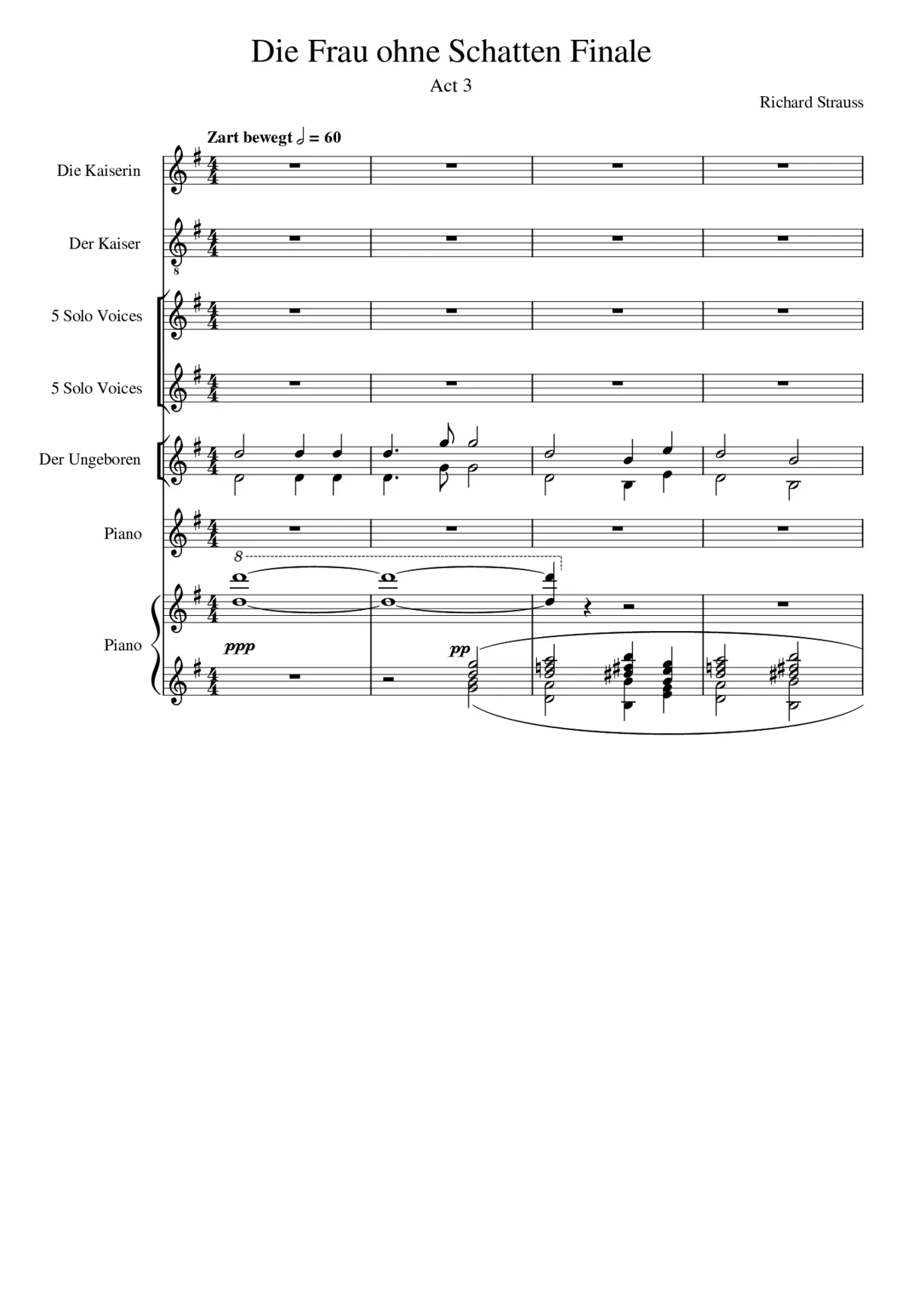 Die Frau ohne Schatten Op.65 - Page 1