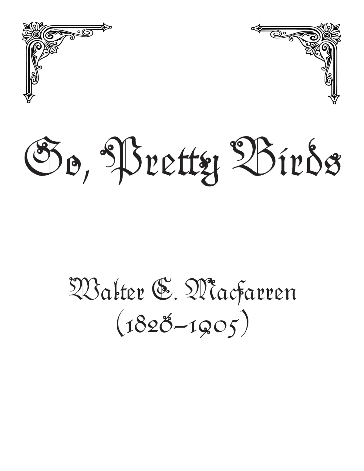 Go, pretty birds - Page 1