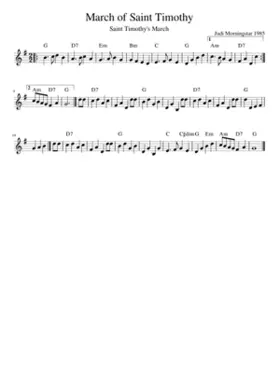 March of Saint Timothy