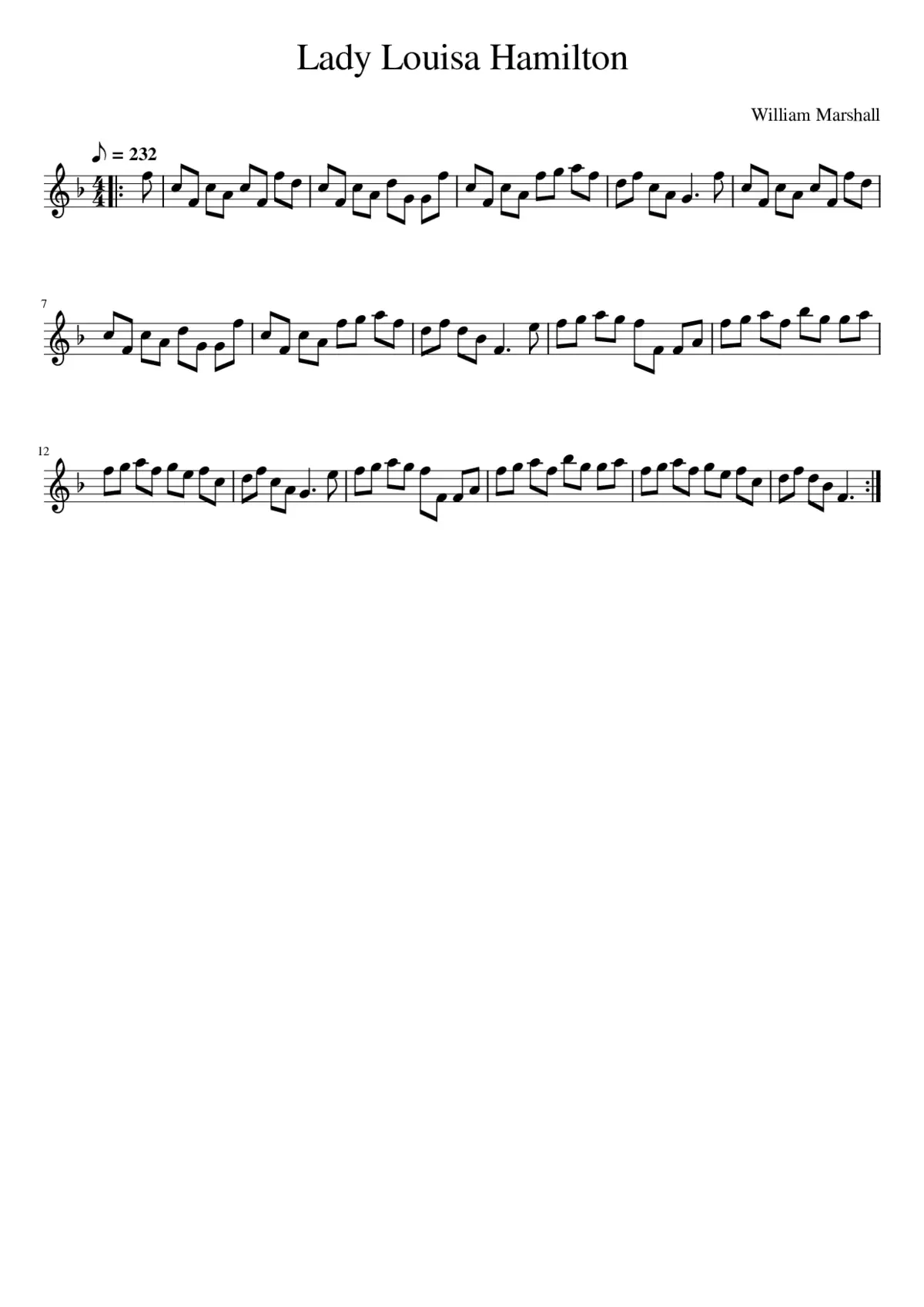 Lady Louisa Hamilton - Page 1