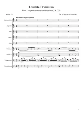Vesperae solennes de confessore K.339