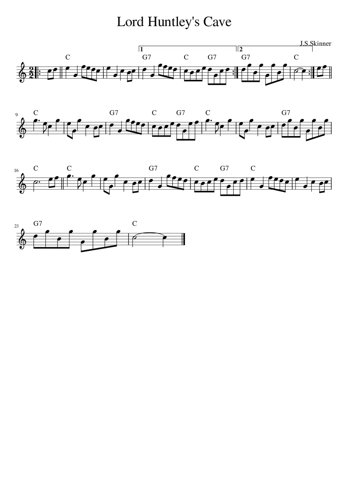 Lord Huntley's Cave - Page 1