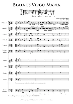 Beata es Virgo Maria