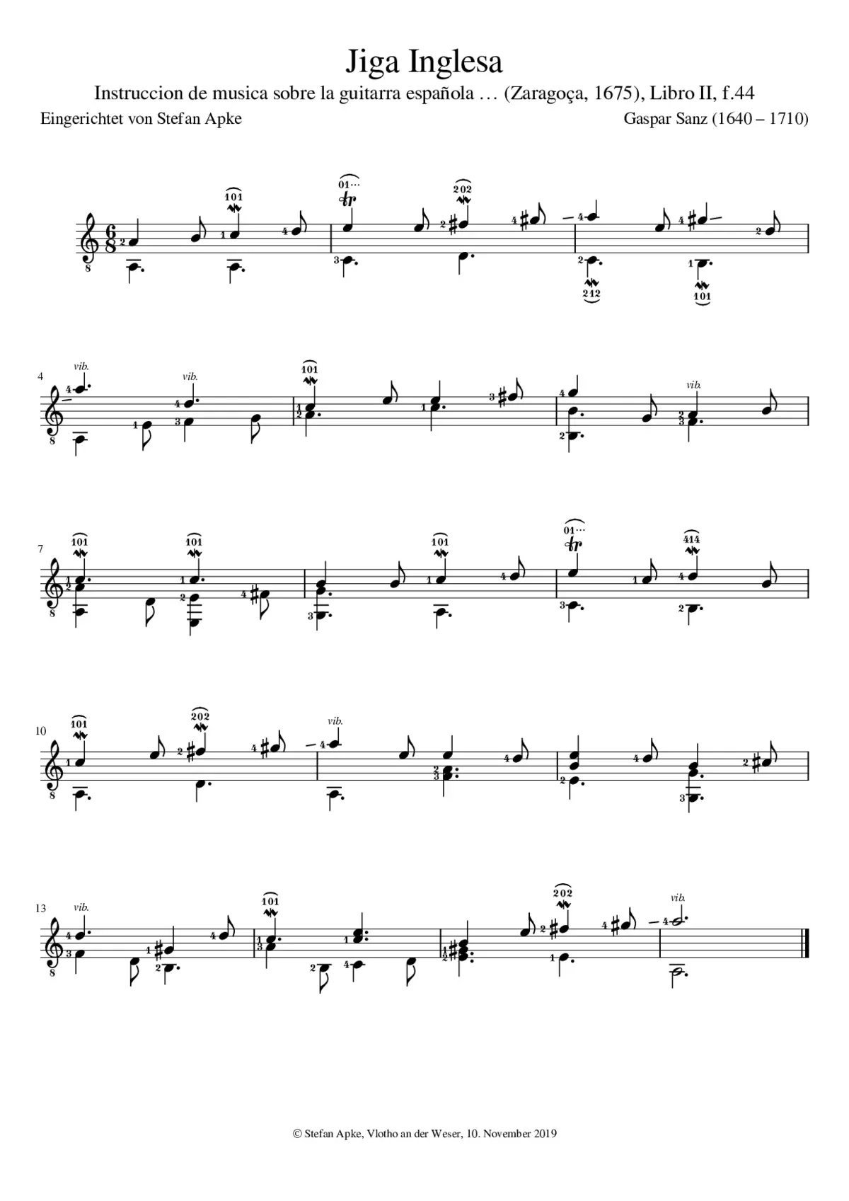 Jiga Inglesa - Page 1