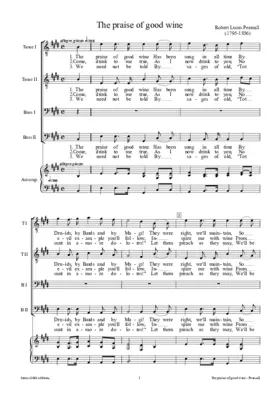 The praise of good wine