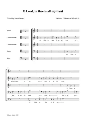 O Lord, in Thee is all my Trust