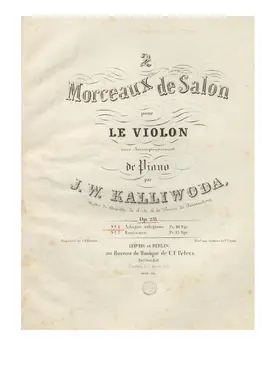 2 Morceaux de salon
