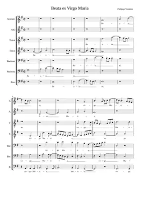 Beata es Virgo Maria