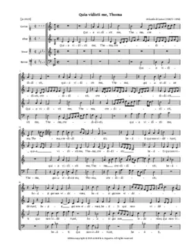 Quia vidisti me Thoma