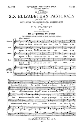 6 Elizabethan Pastorals (Second Set), Op.53