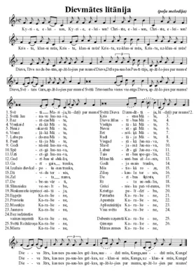 Dievmātes litānija (poļu melodija) (Litania do Najświętszej Maryi Panny)