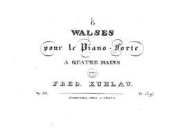 6 Waltzes for Piano 4 hands
