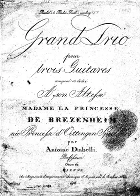 Grand trio pour trois guitares