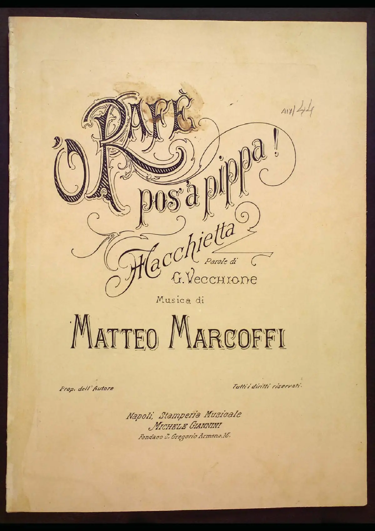 'O Rafè pos"a pippa! - Page 1