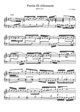 Partita in A minor BWV 827