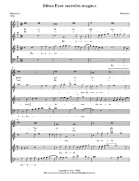 Missa Ecce sacerdos magnus