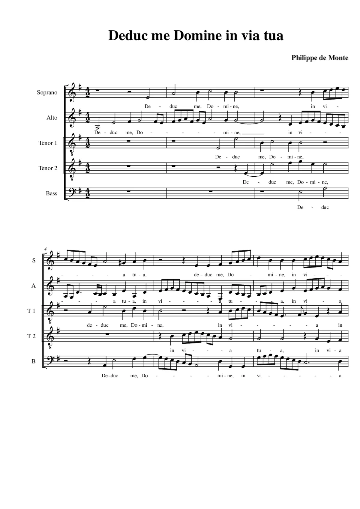 Deduc me Domine in via tua - Page 1