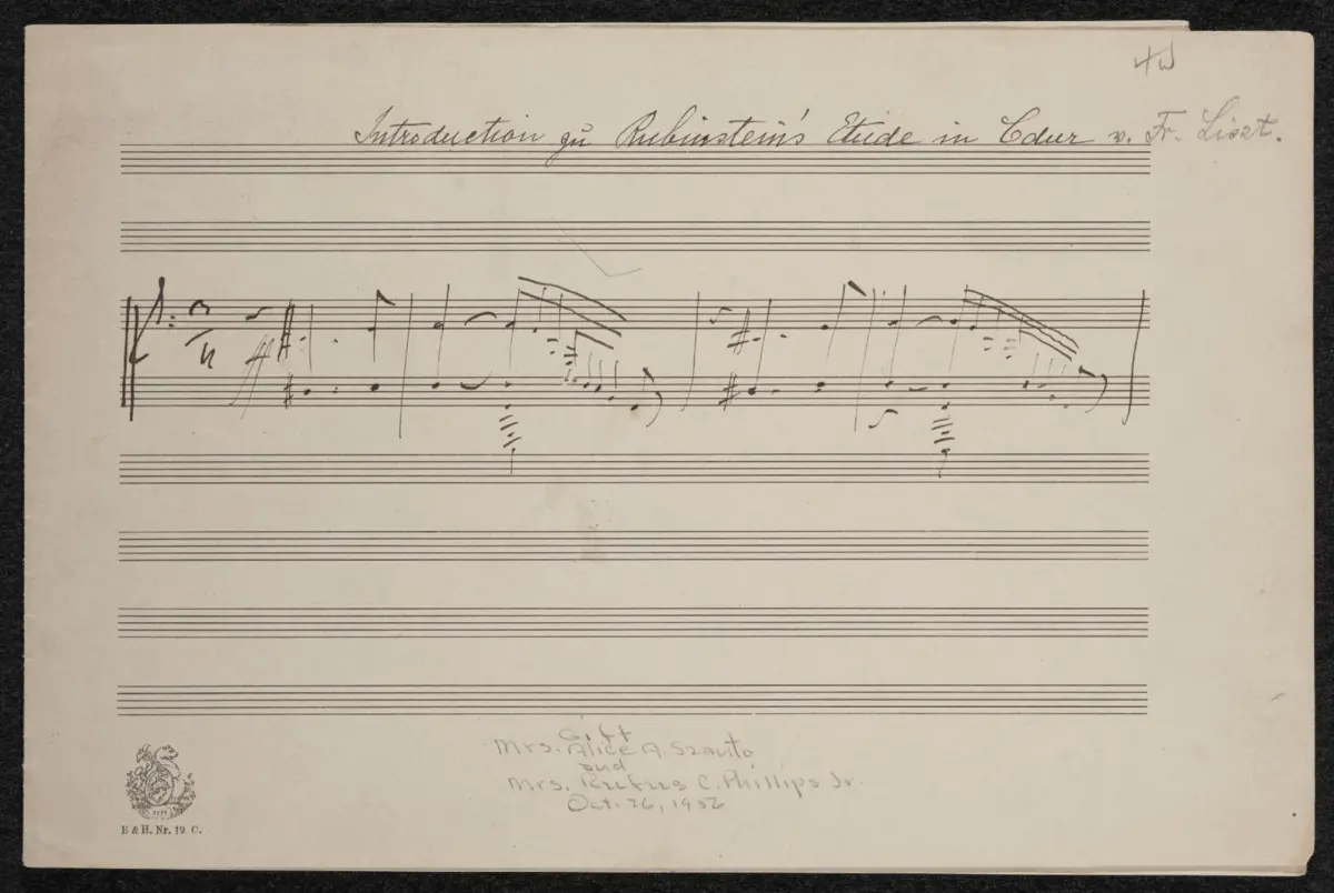 Einleitung und Coda zu Anton Rubinsteins Etude, S.554a - Page 1