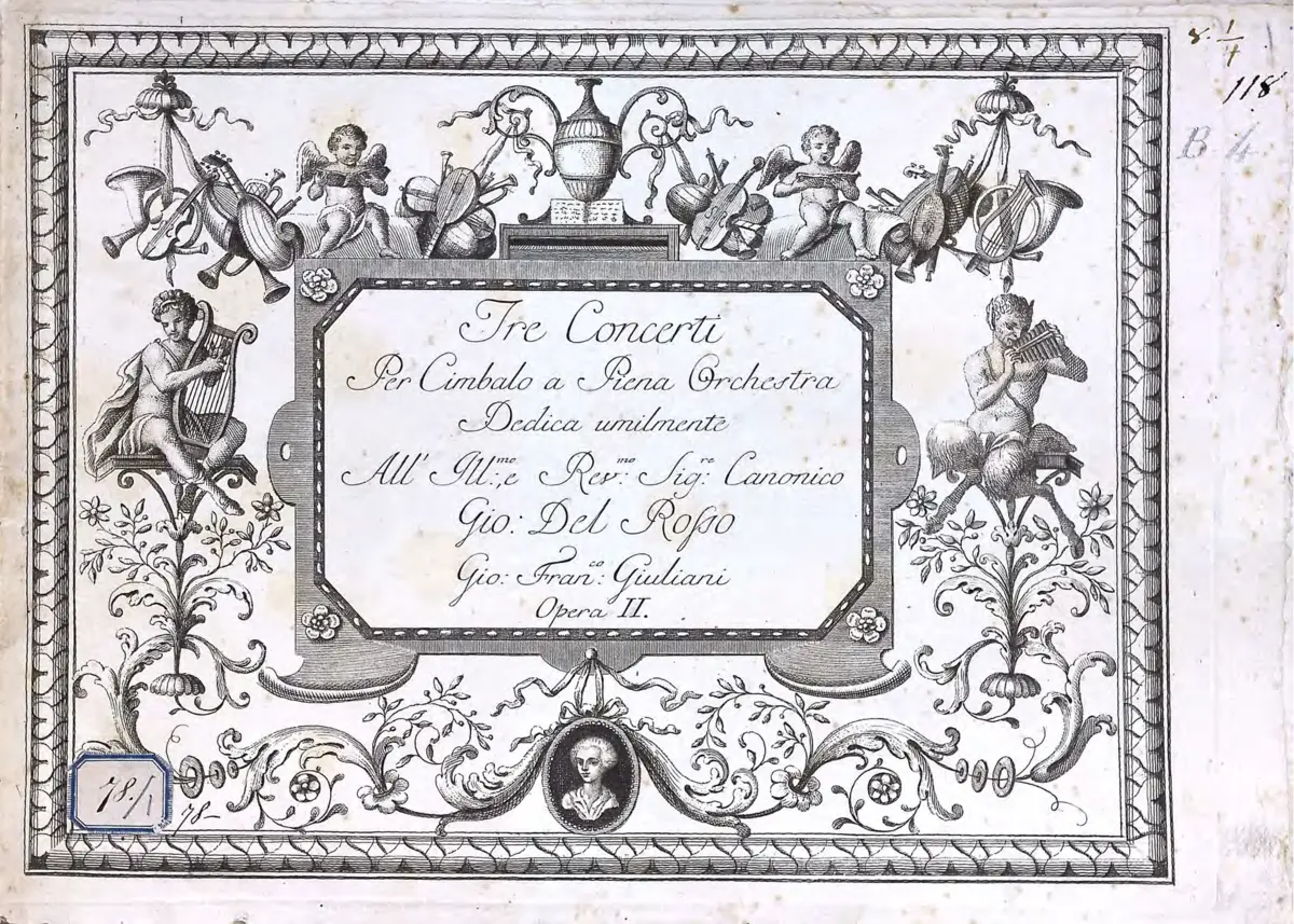 3 Harpsichord Concertos, Op.2 - Page 1