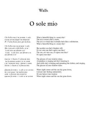 O sole mio